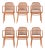 Vintage Bent Wood & Wicker Cafe Chairs by Josef Hoffman for Ligna For Sale