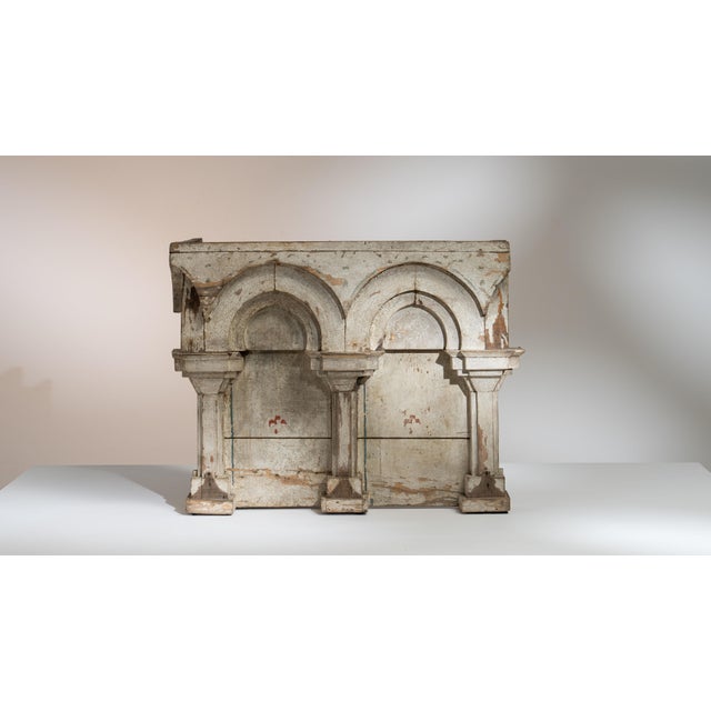 Early 19th Century France Neoclassical Antique White Wood Decorative Object For Sale - Image 11 of 15