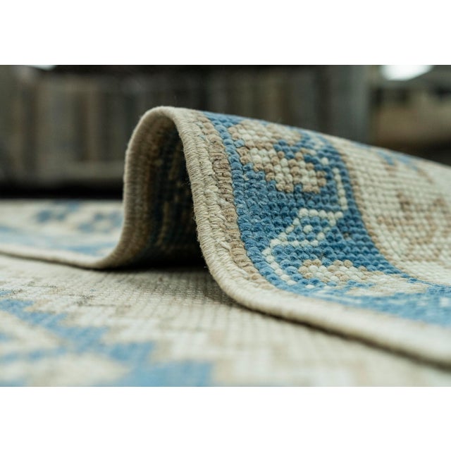 Textile Turkish Vintage Rug 4'7" x 6'11" #20794 For Sale - Image 7 of 8