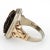 Metal Early 20th Century Vintage Art Deco Centurion Tigers Eye Cameo Ring, Sz 8.75 For Sale - Image 7 of 7