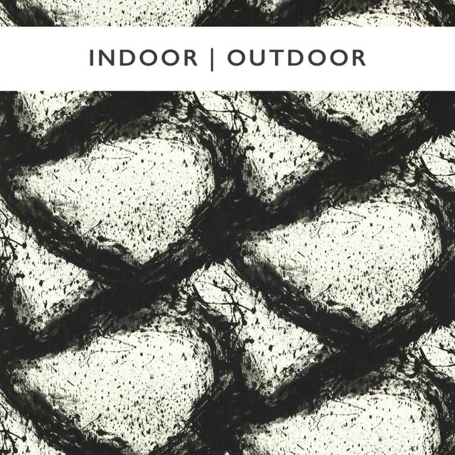 Harlequin Enigmatic Fabric in Black Earth/First Light For Sale