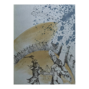 1979 Luc Simon Original Lithograph Untitled 2