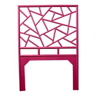 Tiffany Headboard Twin - Bright Pink For Sale