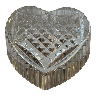 Waterford Crystal Heart Paperweight, Vintage For Sale