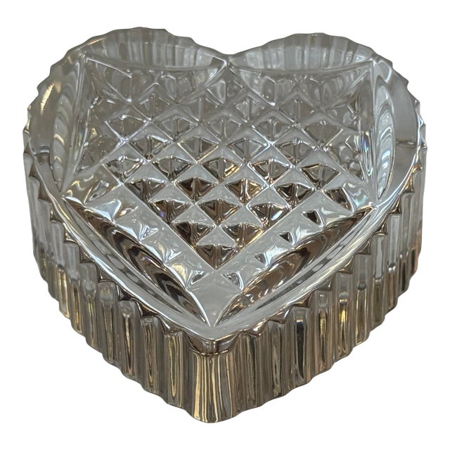Waterford Crystal Heart Paperweight, Vintage For Sale