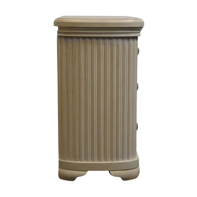 Late 20th Century Century Furniture Cashmere Collection Contemporary Coastal Pickled Wood 43" Low Chest For Sale - Image 11 of 11