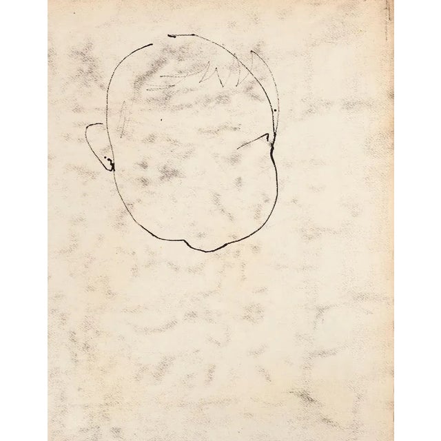 Crucifixion is an original modern drawing in mixed media on paper realized by an anonymous artist of the 20 Century. Very...