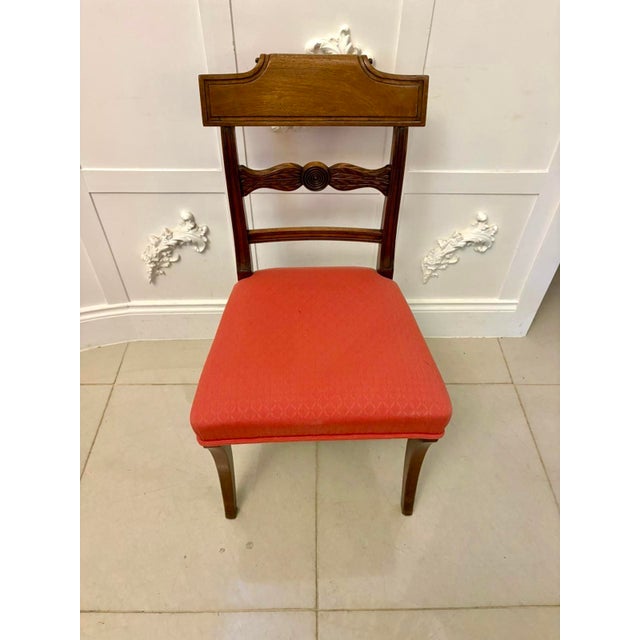 Antique Regency Mahogany Dining Chairs, 1830, Set of 12 For Sale - Image 6 of 18