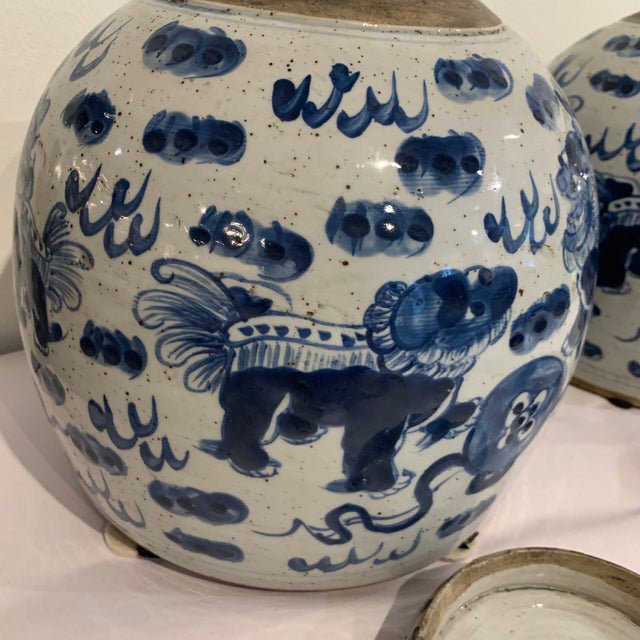 Ming Style Ginger Jars a Pair Chairish