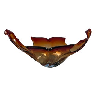 Sommerso Murano Glass Centerpiece, 1970s For Sale
