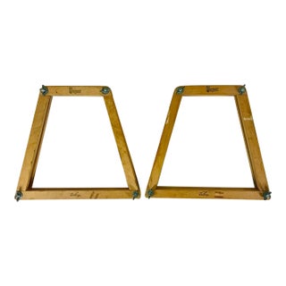Early 20th C. Vintage Americana Sports Don Budge Regent Wood Tennis Racket Press - A Pair. For Sale