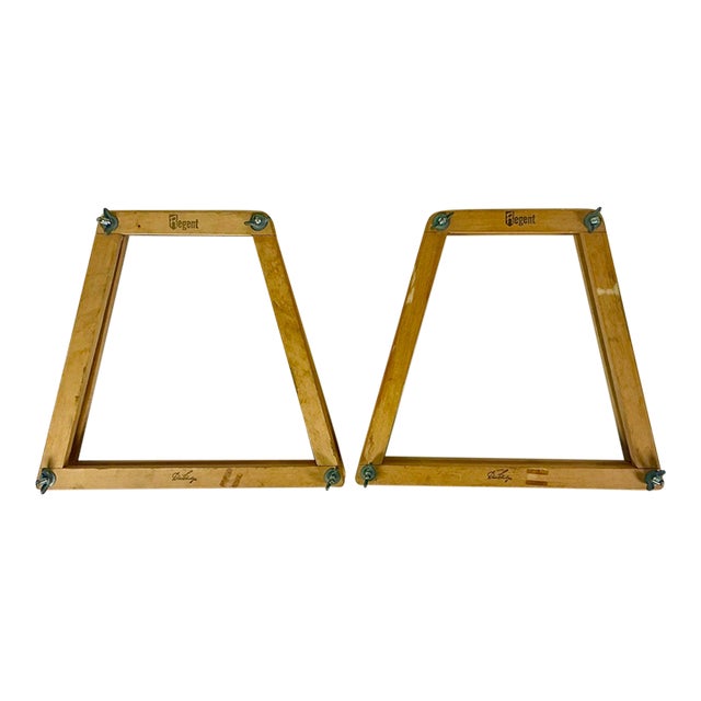 Early 20th C. Vintage Americana Sports Don Budge Regent Wood Tennis Racket Press - A Pair. For Sale