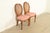 Drexel Drexel French Regency Louis XVI Carved Walnut Cane Back Side Chairs or Dining Chairs | Pair For Sale - Image 4 of 15