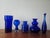 Mid-Century Modern Vases in Cobalt Glass, 1978, Set of 5 For Sale - Image 10 of 14