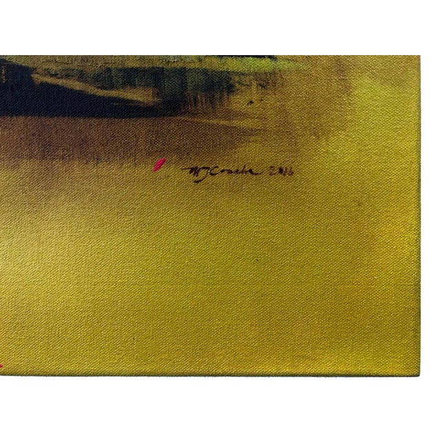 Landscape Reborn, Abstract Tree Landscape Painting, Contemporary Oil on Canvas, 2016 For Sale - Image 4 of 6