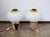 White Art Deco Table Lamps, 1950s, Set of 2 For Sale - Image 8 of 12
