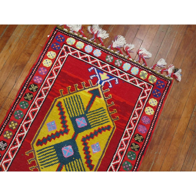 Vintage Turkish Bohemian Runner For Sale In New York - Image 6 of 6