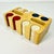 Boho Chic 1950s Vintage Boho Chic Americana Poker Chips and Wood Caddy For Sale - Image 3 of 10