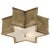 Alexa Hampton for Visual Comfort Signature Sophia Small Flush Mount in Natural Brass with Frosted Glass For Sale