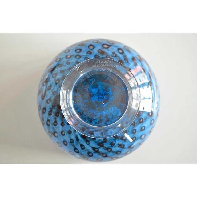 Kosta Boda Large Glass Art Bowl by Bertil Vallien for Kosta Boda For Sale - Image 4 of 6