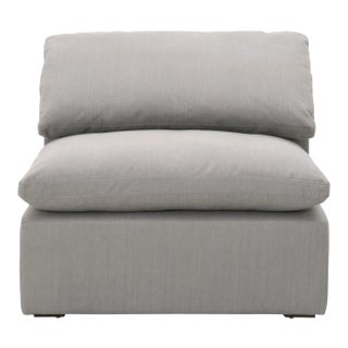 Sky Modular Armless Chair, Slate For Sale