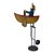 Vintage Folk Art Man in Row Boat Balancing Sculpture For Sale