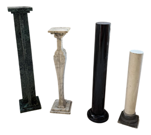Marble Columns or Pedestals, 1970s, Set of 4