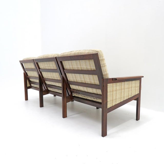 Illum Wikkelsø “Capella” Three Seater Sofa in Rosewood, 1950 For Sale - Image 9 of 10