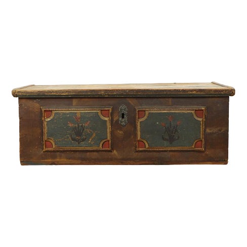 Folk Art Bridal Box For Sale