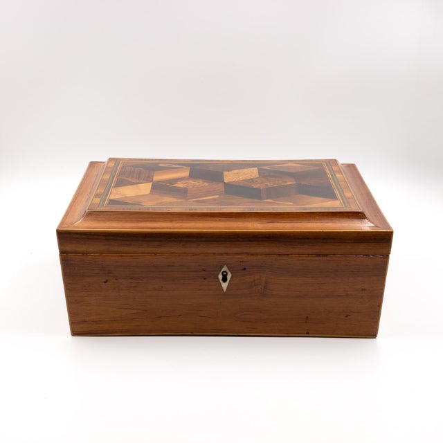 Early 19th Century Regency Plumwood Specimen Wood Box For Sale In San Francisco - Image 6 of 13