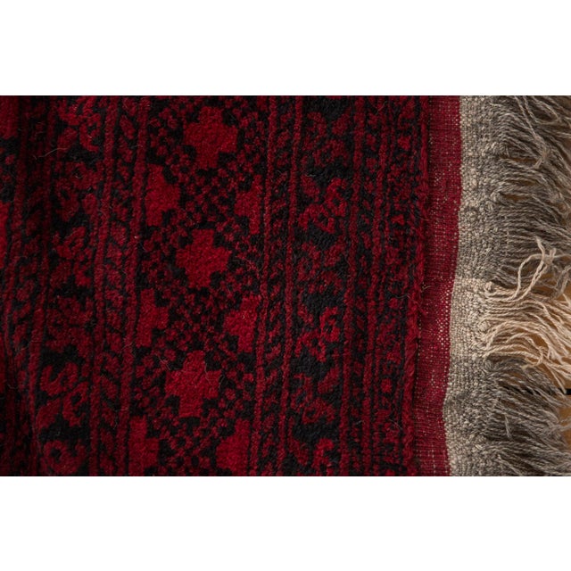 1970s Vintage Afghani Ersari Design Rug - 9'1" X 12'3" For Sale - Image 5 of 13