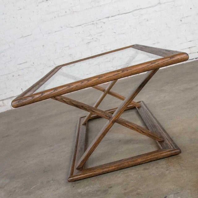 Vintage StavOak Coffee Table From Jack Daniels’ Barrel Staves by Jobie G. Redmond 1981 For Sale - Image 4 of 12