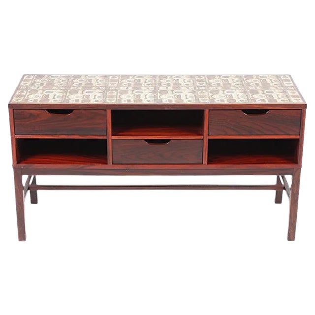 Rosewood Sideboard by Severin Hansen for Haslev Møbelsnedkeri, 1970s For Sale