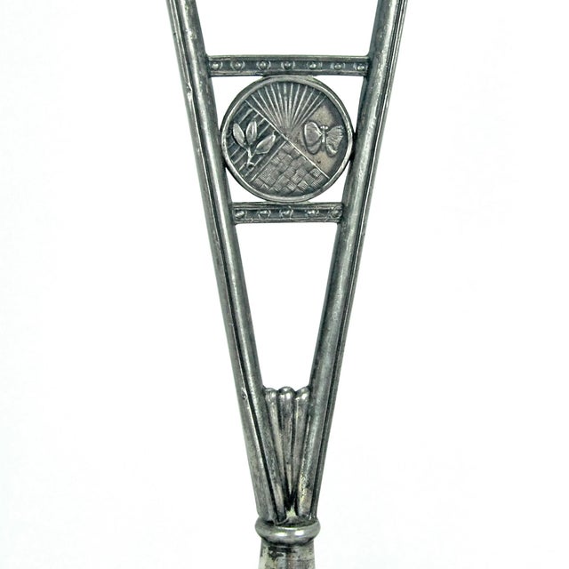 Egyptian Revival Aurora Silverplate Cruet Condiment Stand Circa 1870 For Sale In Phoenix - Image 6 of 10