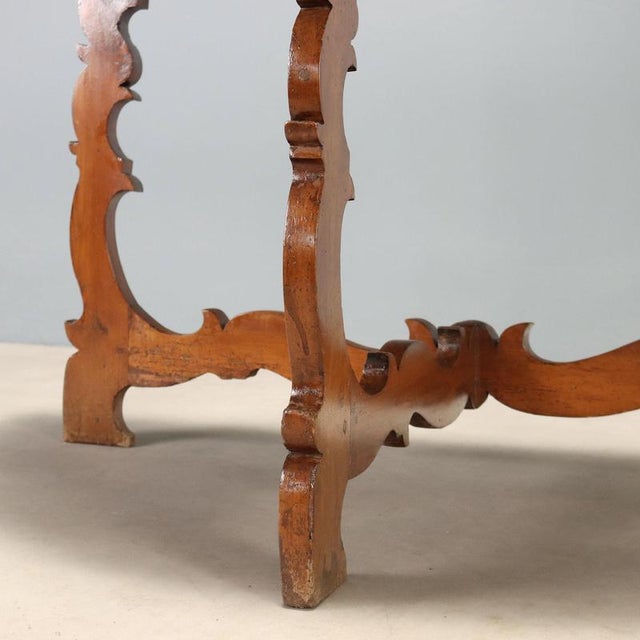 18th Century 18th Century Baroque Walnut Console, Italy For Sale - Image 5 of 8