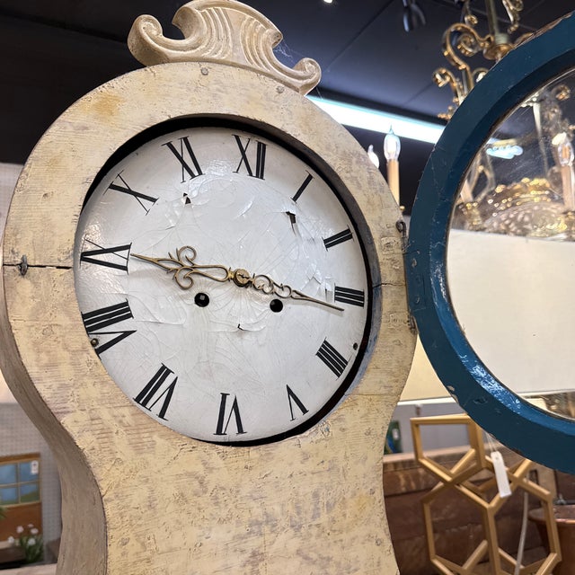 Rustic European 19th. C. Swedish Mora Clock For Sale - Image 3 of 9