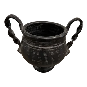 Black Handled Vase