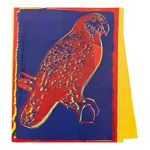 1986 Andy Warhol Puerto Rican Parrot Vanishing Animals