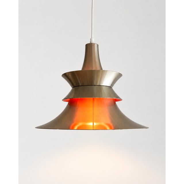 Pendant Lamp attributed to Bent Nordsted for Lyskær, 1970s For Sale - Image 10 of 10