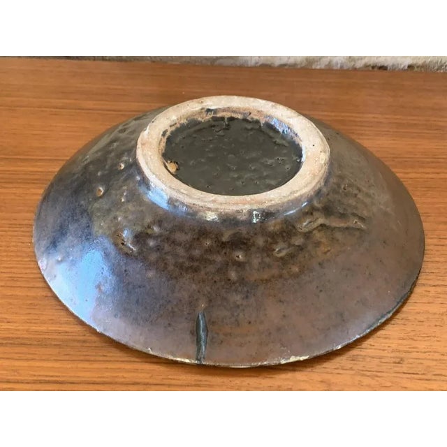 Ceramic Mid-Century Glazed Earthenware Bowl, California, USA, 1960s For Sale - Image 7 of 10