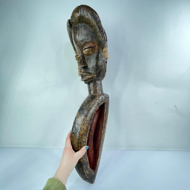 Early 20th Century Early 20th Century Dan Wooden Mask For Sale - Image 5 of 6