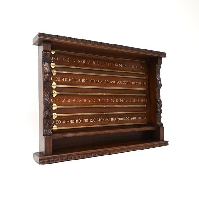 A charming and extremely well made antique Victorian snooker scoreboard. This was made in England, we would date it to...