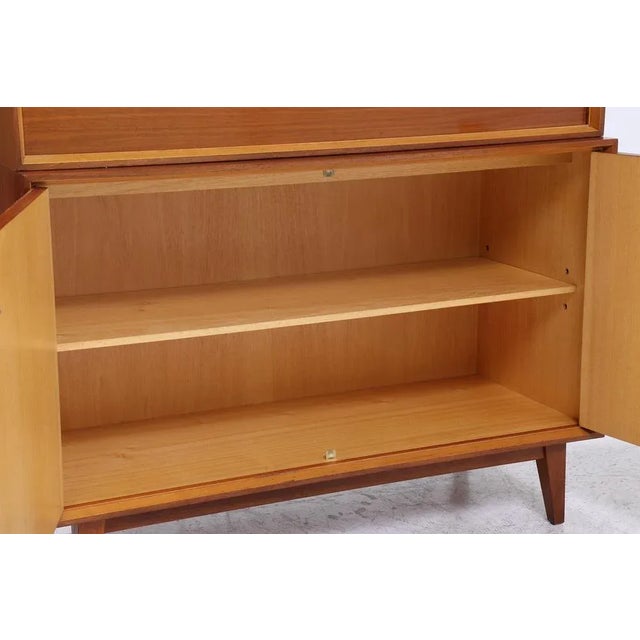 Brown Mid-Century Linen Cabinet, 1960s For Sale - Image 8 of 11