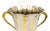 Vintage Hammered Brass & Silver Tone Double Handle Cachepot / Wine Cooler – Hollywood Regency / Neoclassical For Sale - Image 11 of 13