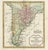 Antique Map of the Southern Part of South America, 1806 For Sale