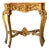 Vintage Italian Rococo Style Console Table For Sale