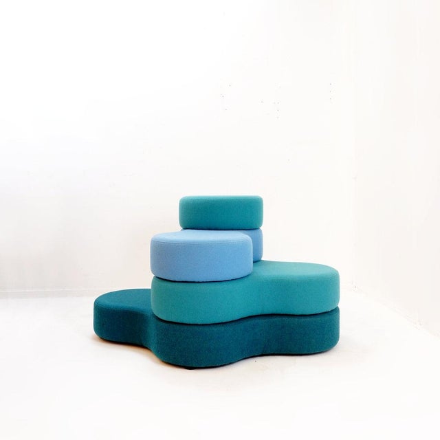Contemporary Tapa Modular Ottoman attributed to Mac Stopa for Nowy Styl Group, France, 2016 For Sale - Image 3 of 16