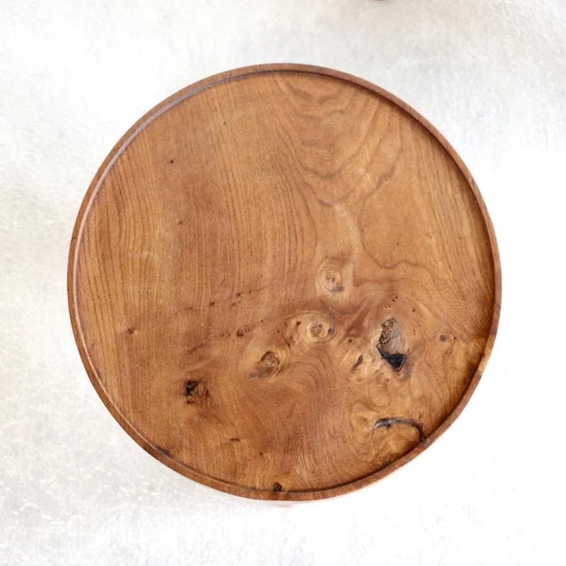 Small Round Side Tables by Mado Jolain and René Legrand, France, 1956, Set of 3 For Sale - Image 4 of 9