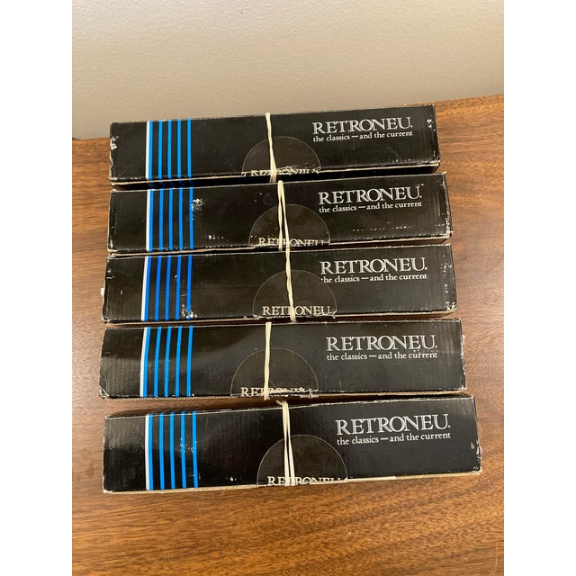 1950s Retroneu “Vertu” Flatware Nos (5 Setting, Each Being 5 Pieces) For Sale - Image 9 of 12