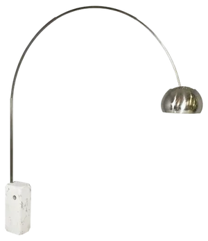 Mid-Century Modern Italian Arco Floor Lamp by Castiglioni Brothers for Flos, 1960s